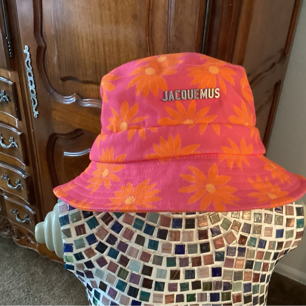Jacquemus Raspberry/orange Flower Hat